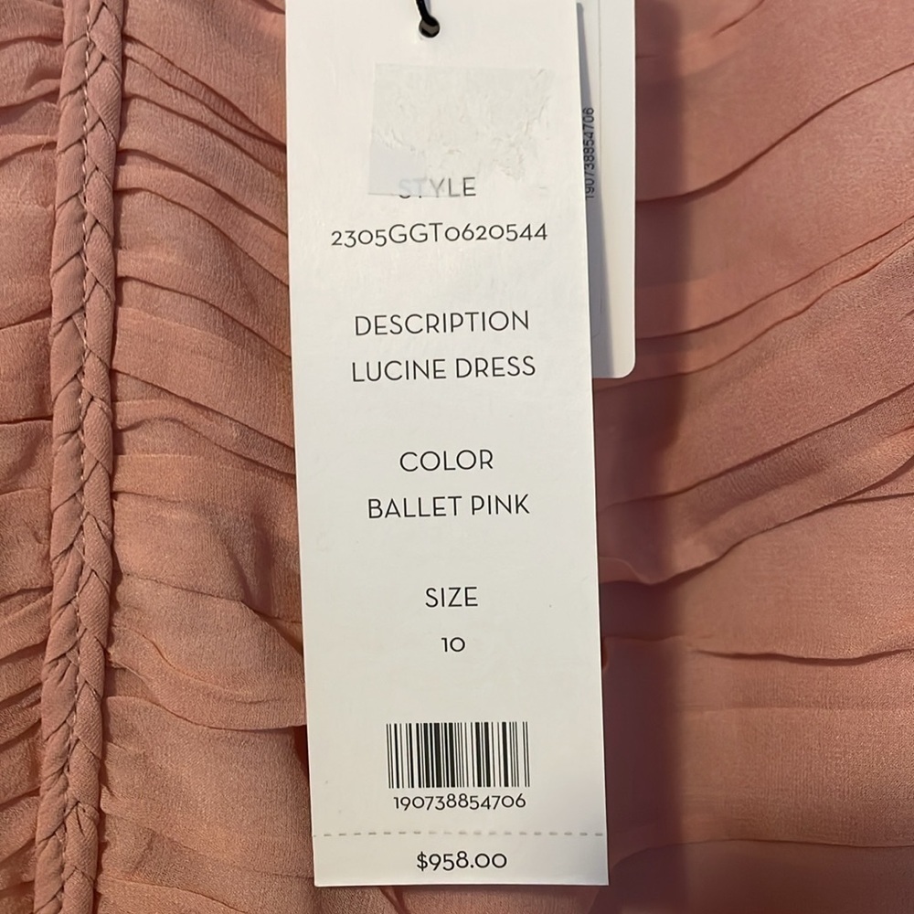 Veronica Beard Lucine Dress in Ballet Pink - Picture 5 of 7